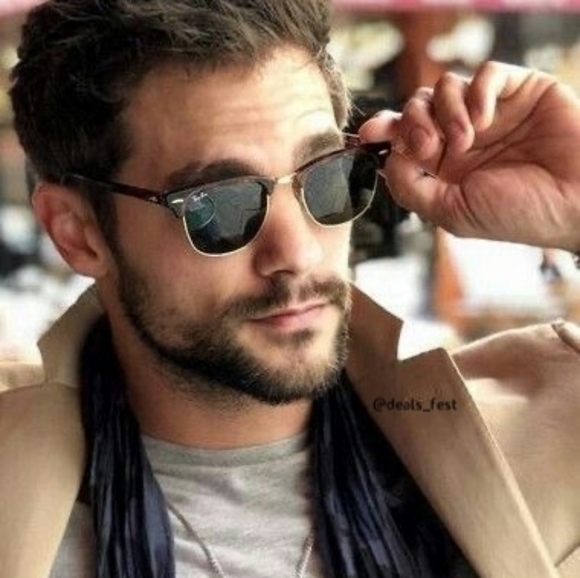 Model Display Ray-Ban Clubmaster Green G15 RB3016 Tortoise - Picture 17 of 17